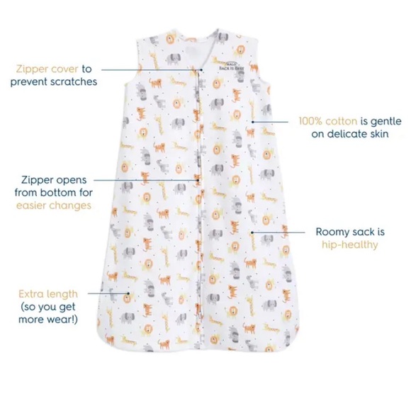 Halo SleepSack Safari Wearable Blanket - Picture 2 of 8